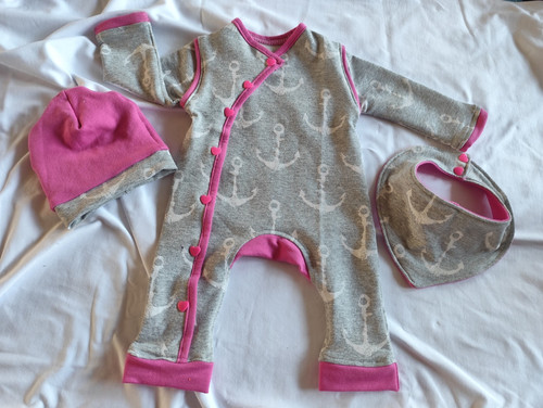Tlg baby strampler set - 3-tlg.,