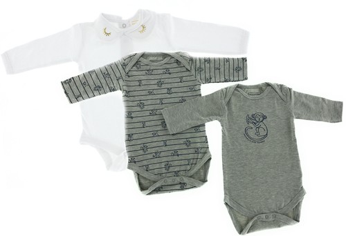 3er set bio baumwolle baby - set,