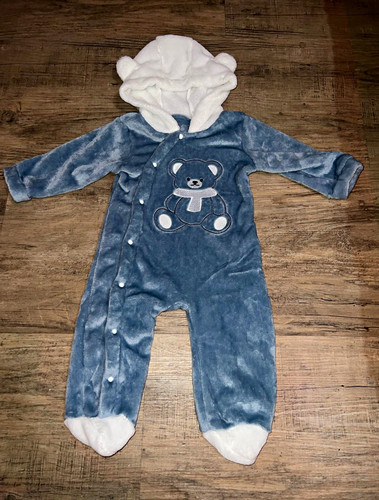 Baby velours strampler - baby, velours-strampler