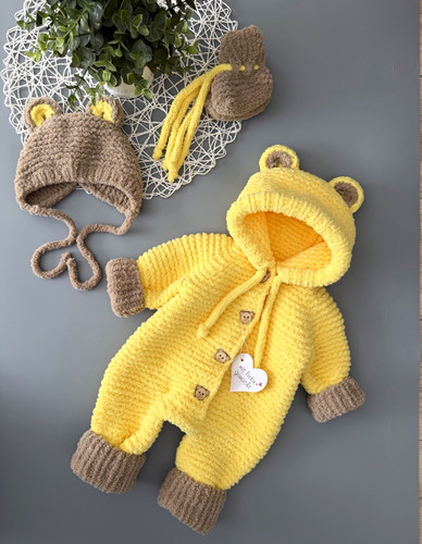 Handgestrickte baby set - set, gr