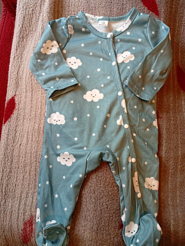 Baby strampler grün weiß - baby, grün/weiß