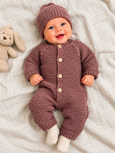 Handmade baby strick strampler - handmade, strick-strampler