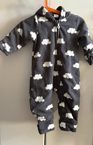 Baby fleece strampler m - h&m,
