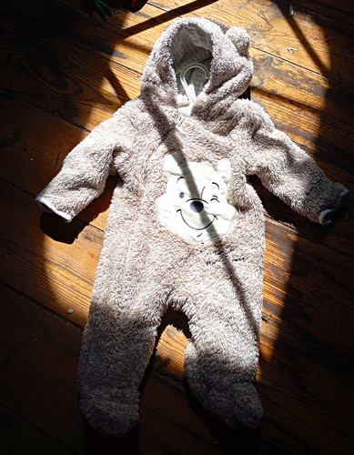Baby fleece strampler mit - baby, fleece-strampler